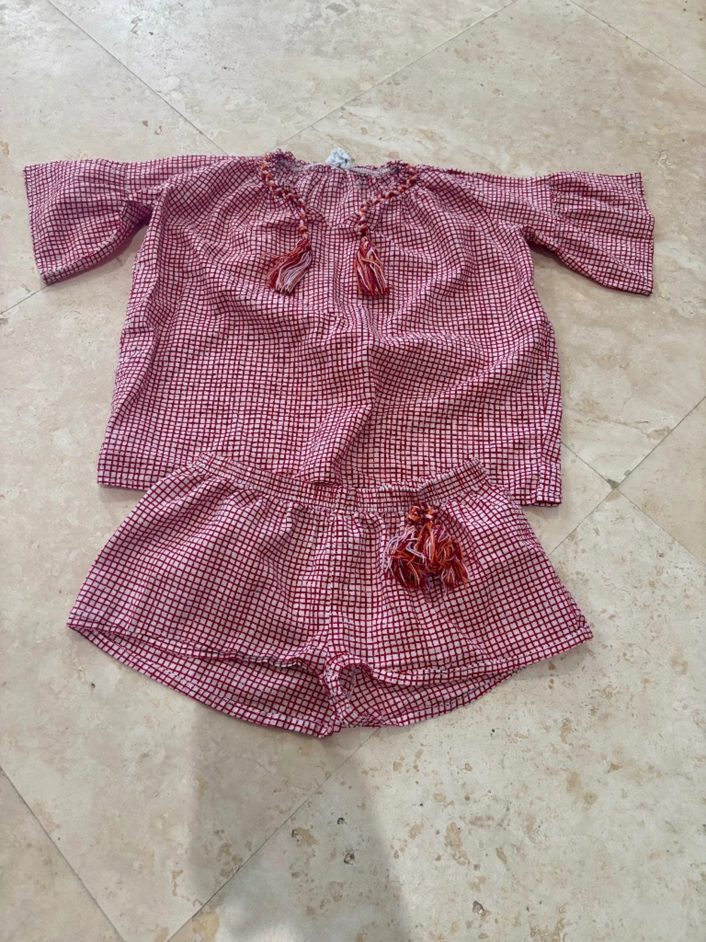 DUO Red Check Set